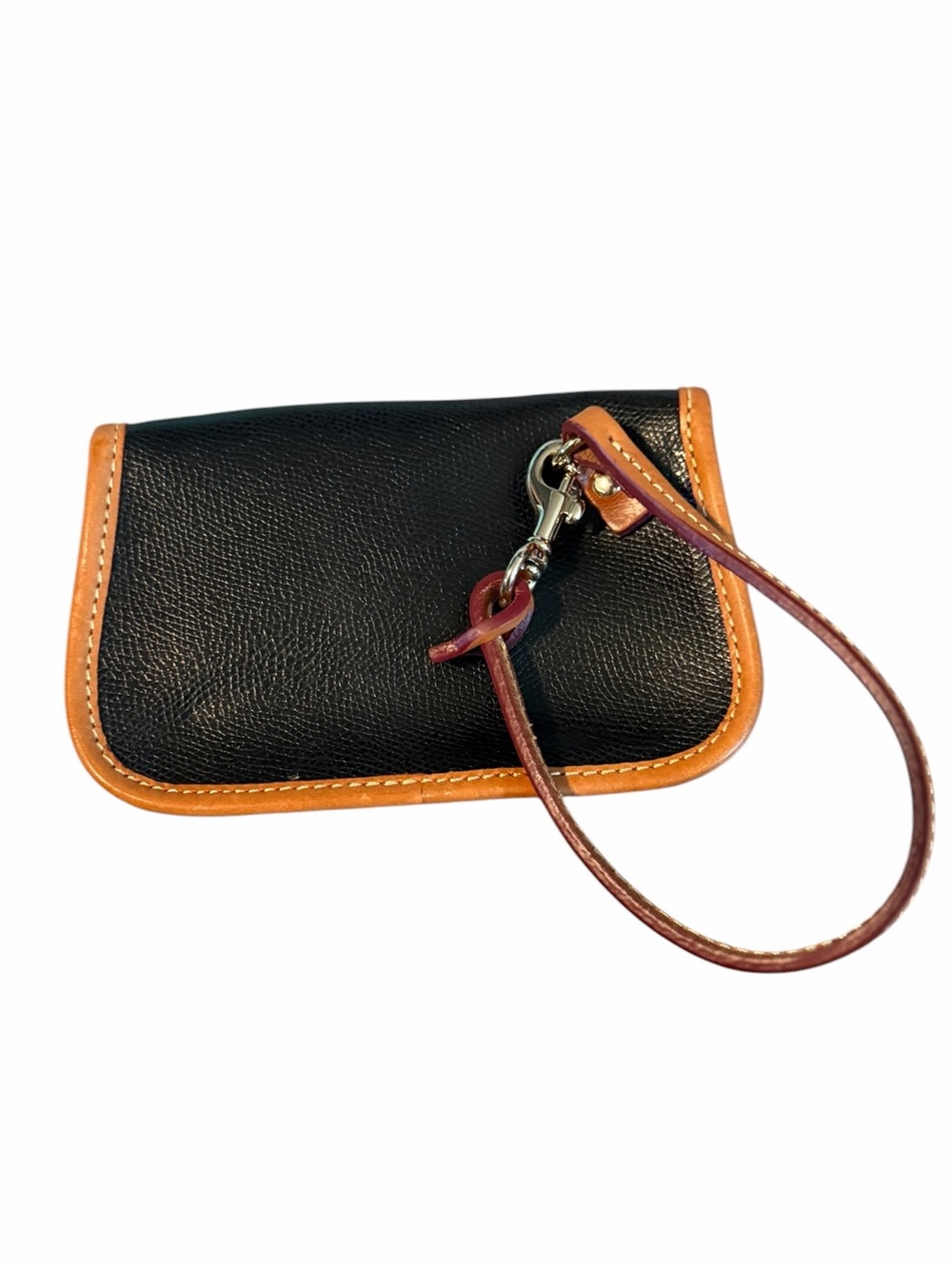 Dooney & Bourke Claremont Dover Tote Set - Black & Tan Leather (3-Piece Set) - Picture 11 of 16